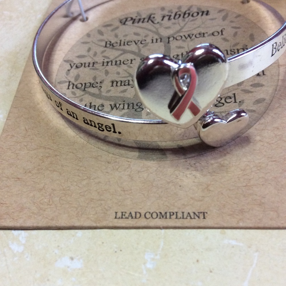 Double Heart Bangle